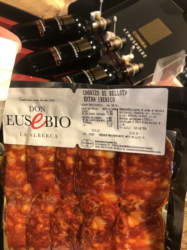 chorizo de bellota Don Eusebio 100 gr